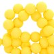 Acryl Perlen 4mm matt Freesia yellow